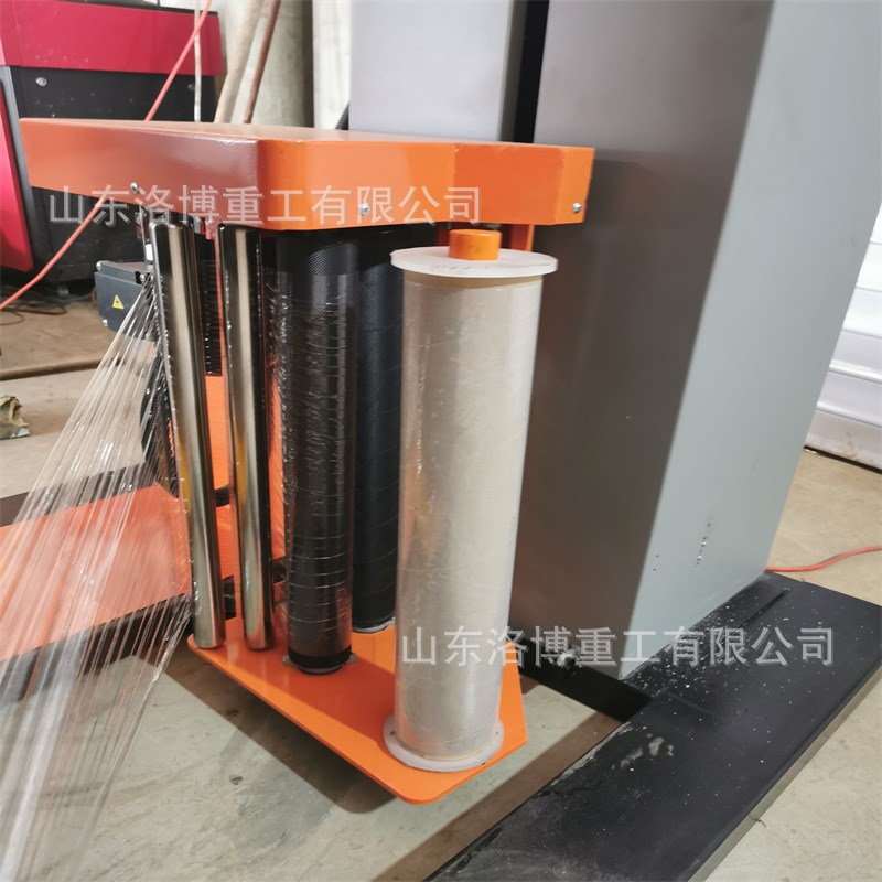 圆盘式绕膜机 仓库物流纸箱薄膜缠绕打包机 工Q业纸箱全自动绕膜