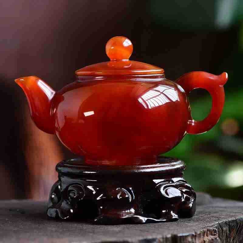 红玛瑙茶壶