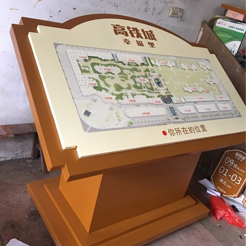 停车导视牌户外广告o标识牌小区标识牌住宅小区标牌立式指示牌