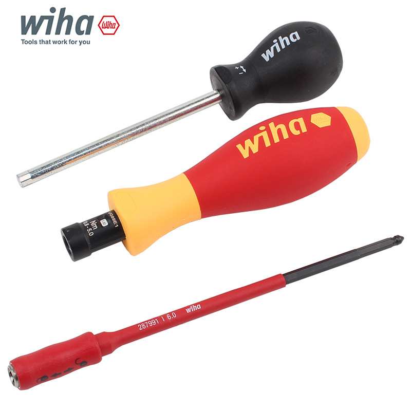 德国wiha威汉电工扭力螺丝刀VDE绝缘可调扭矩螺丝批工具进口