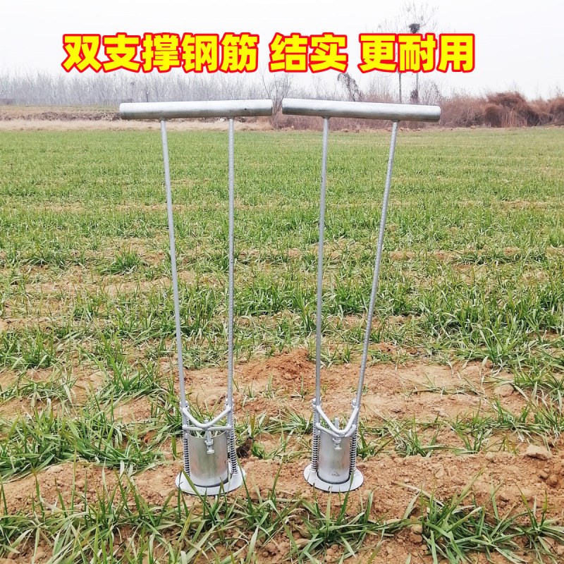 栽苗神器种植打孔器地膜打窝种A菜工具西瓜辣椒移栽器农用打洞神