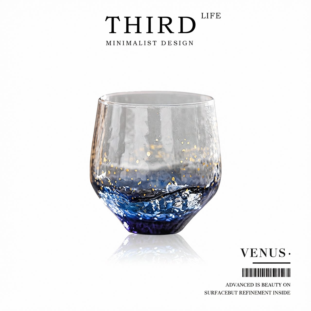 Life's·Venus·威士忌酒杯星空杯杯具日式锤纹水晶玻璃杯 | 金星