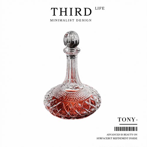 Life's·Tony·酒具红酒醒酒器加厚欧式轻奢高档水晶玻璃器| 东尼
