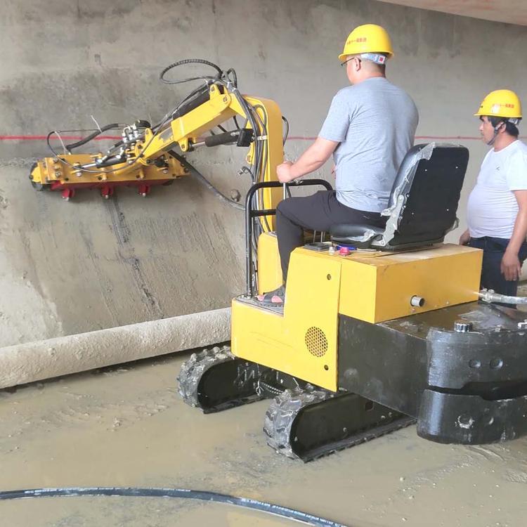 厂家现浇混凝土结构凿毛车 气动隧道桥面砼面凿毛机