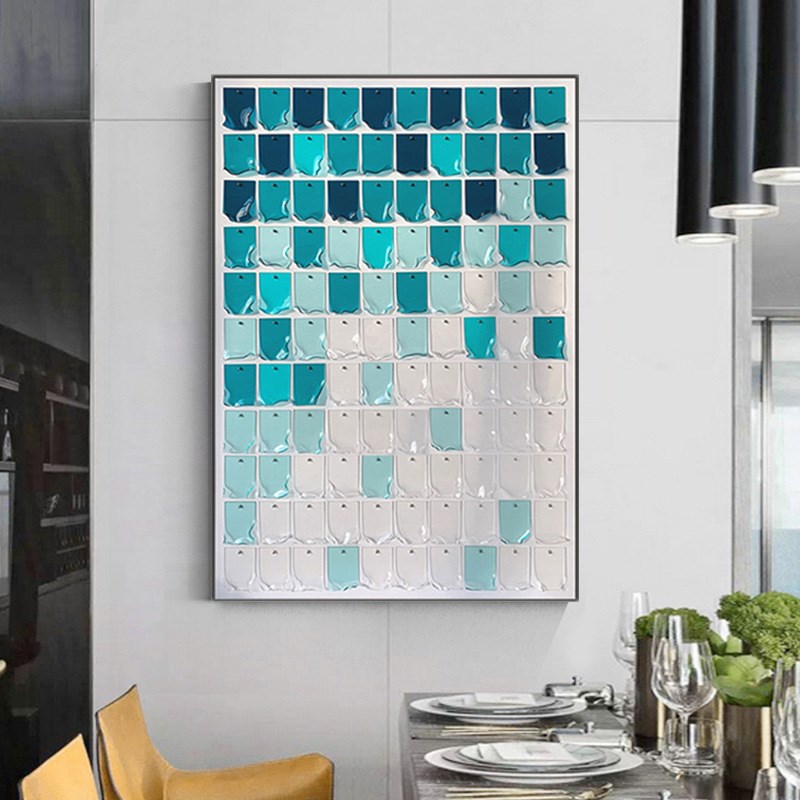 亚克力立体实物装置画抽象高级y感客厅餐厅挂画玄关过道走廊装饰