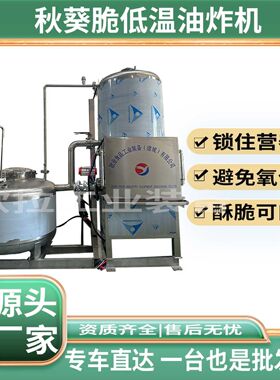 香酥小黄鱼低温油炸机器香蕉脆片生产设备海产品加工生产线