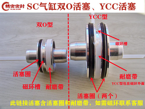 SC/SCJ气缸活塞双O型/YCC型