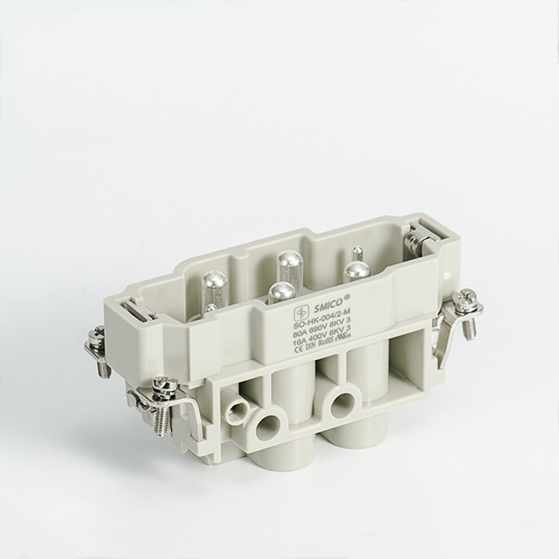 09380062601重载连接器 HK-004/2-M工业连接器 矩形连接器 4芯