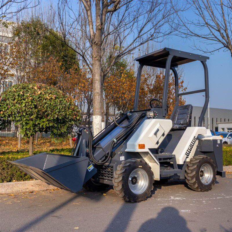 出口巴西轮式滑移装载机 HT-L28工程建筑铲土运输铲W车 小型装载