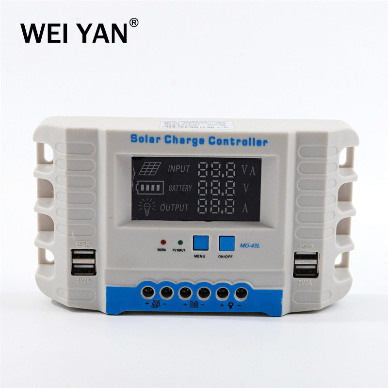 30A太阳能充放电控制器LED屏