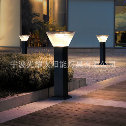 厂家批发户外LED草坪灯太阳能照明灯景观园林别墅庭院灯