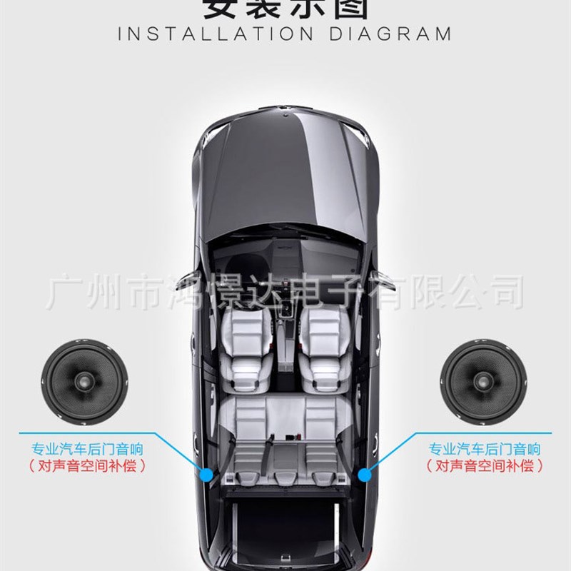 音响喇叭  KX-165C 同轴喇叭 6.5寸同柱喇叭 X车载改装喇叭