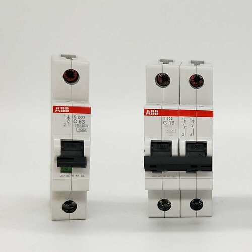 ABB微型断路器S200系列S201-K6 S203-K6 S202M-C6DC S202-C6