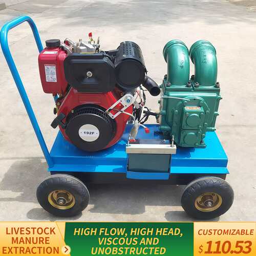 Manufacturer of powerful sewage suction pump Farm manure pum
