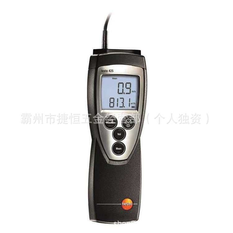 进口仪器德图 testo425热敏风速仪能够在通风管内快速实施测量