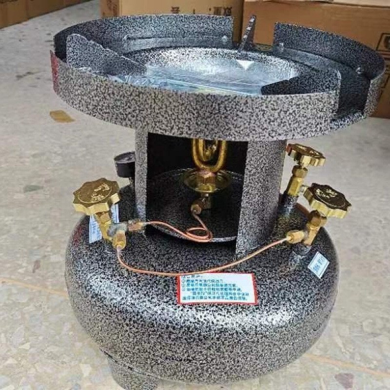 一体式柴油汽油防风户外家用w火锅车载野餐炉具超猛火省油卡式炉