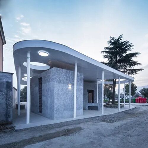 户外大型不锈钢廊架金属凉亭钢结构景观廊架广Q场公园园区装饰景
