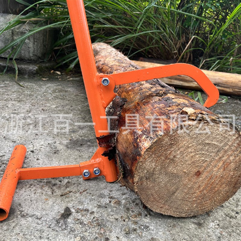 撬树器搬木器锯马起树器伐木工具油锯切割L助手劈柴支架穿48英寸