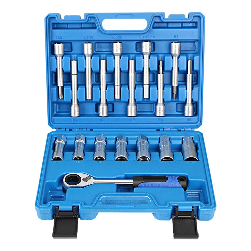 18件套43件套k50件套避震器上座螺丝顶胶拆卸器套筒扳手工具