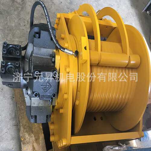元昇6吨液压卷扬机绞车 单绳提升绞盘 高低速清障车绞盘