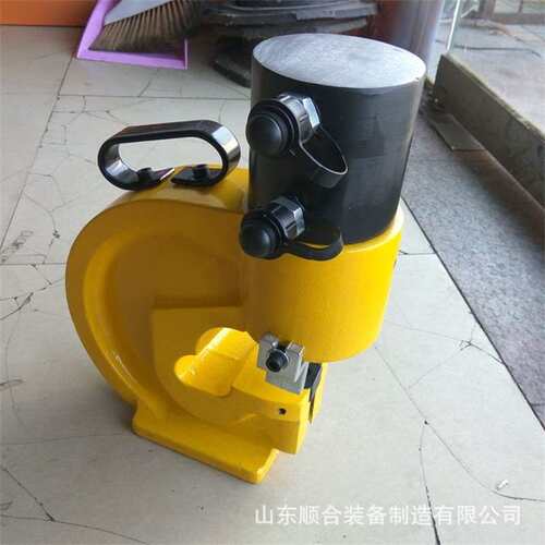 槽钢电动冲孔机操作简单手动冲孔机厂家直供CH80电动钢板冲孔器