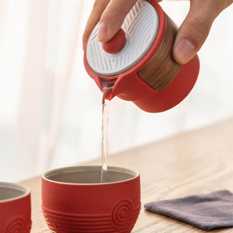 不觉堂旅行车茶具套装便携泡茶杯快客杯载夫户云岚功外随身游泡茶