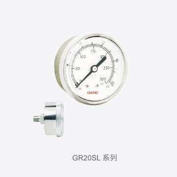 捷锐不锈钢压力表头G20SL系列径向GR20SL系列轴向 PC透明窗