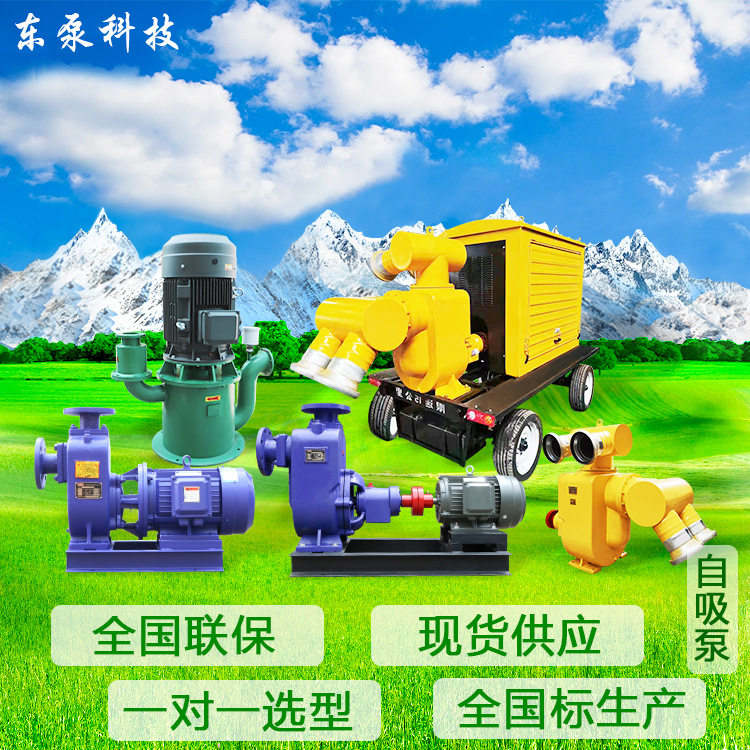 山东东泵 防洪泵组ZW加强自吸泵 厂家直供大流量无堵塞自吸污水泵