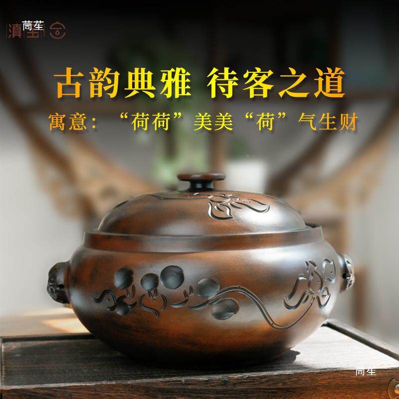 滇宝汽tlznsd$*蒸锅汗云气锅锅建水紫陶气锅鸡蒸汽锅砂锅多南层盗