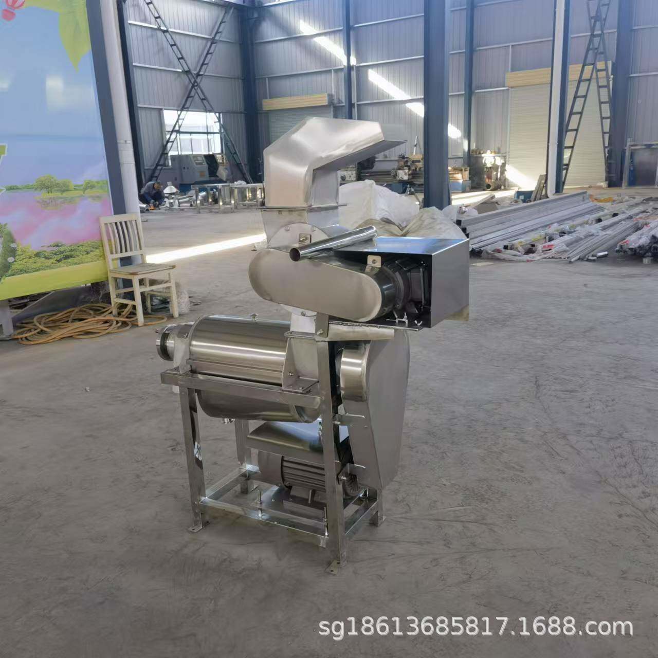 全动商用脱水榨汁机不锈钢SG-03011柚子葡萄胡萝压卜榨收汁机出汁
