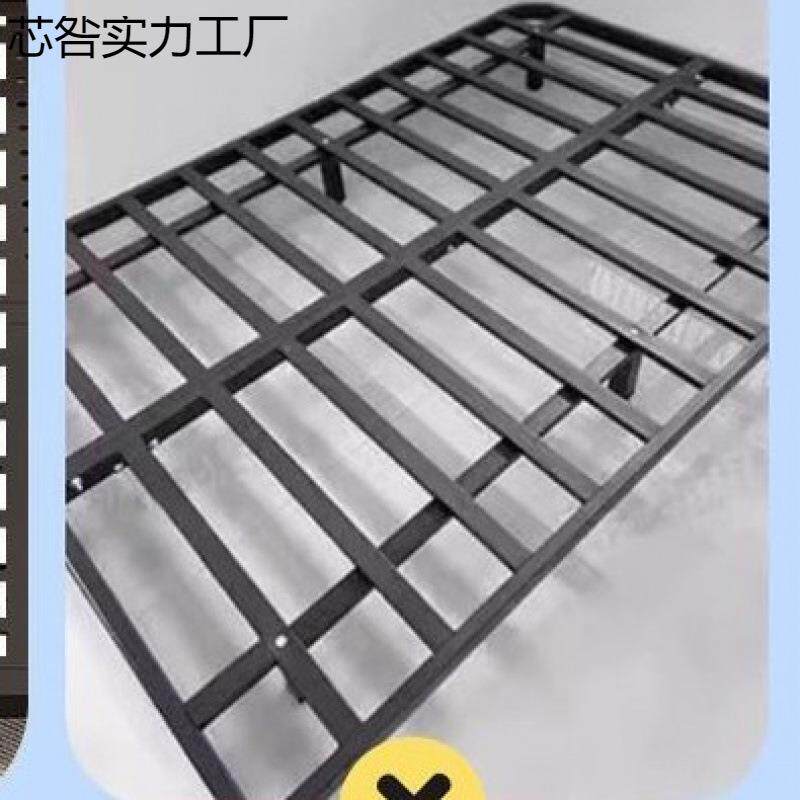 浮床碳洞素芯咎实力钢空架床主卧室简约风无床头铁床洞板双人悬悬