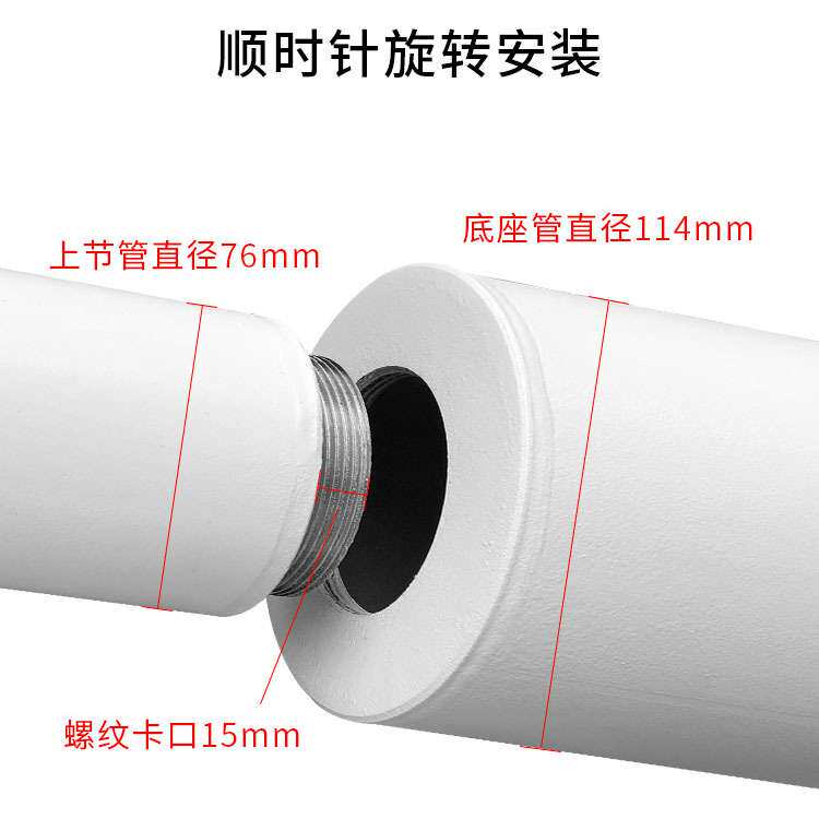 监控立杆2米2.5米3米3.5米4米5米6米小区不锈钢立柱道路八角杆