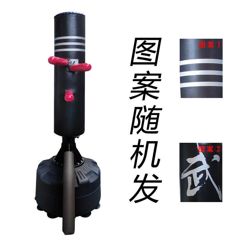 按身高沙功袋木人桩双能thhyu+lz实木立大号咏春拳式叶手问家用