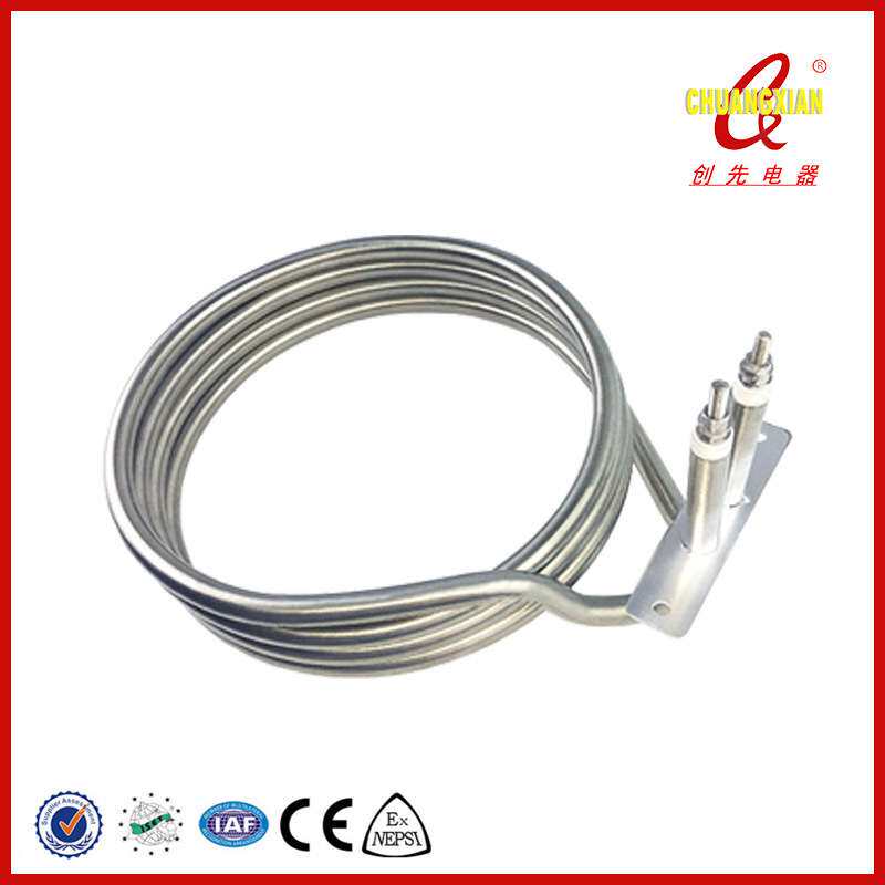 厂家直销圆形消毒柜配件空气干烧380V 5KW高温电加热管发热管