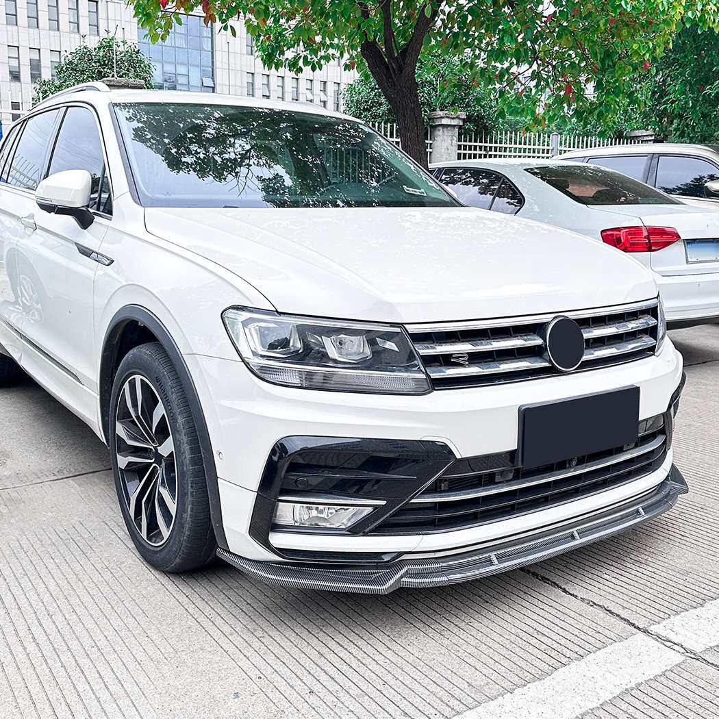 适用大众途观Tiguan MK2前期Rline 2017-2020前铲前唇扰流板改装