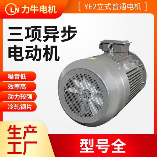 三相异步电机厂家 YE2普通电机 高散热低噪音全铜机芯三相电机