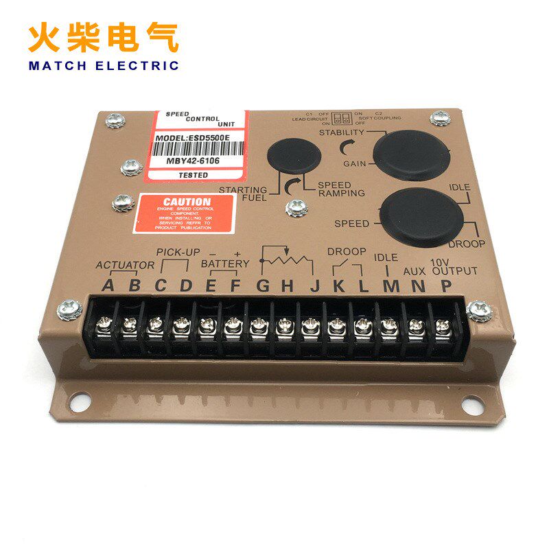 ESD5500E调速板电子调速器缓启动怠速控制器优质柴油发电机组配件