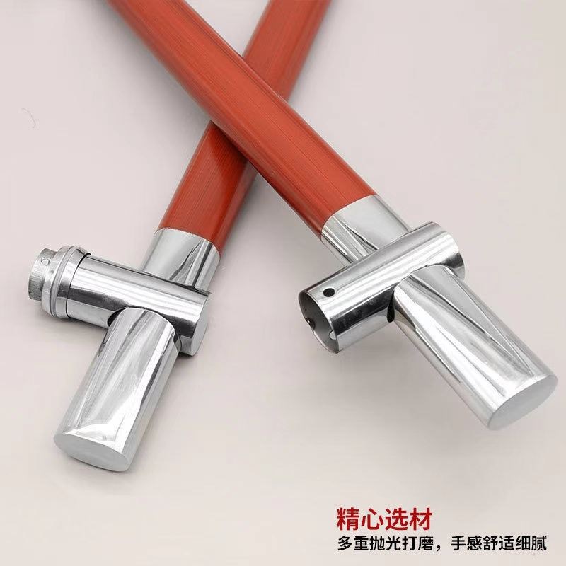 玻璃门拉手孔距可调节推拉门大门拉手不锈钢拉手木门拉手仿木869