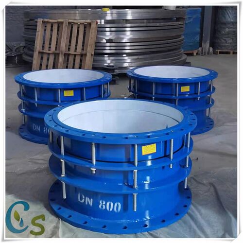 DN1200双法兰限位伸缩接头 双法兰管路补偿接头 松套伸缩接头