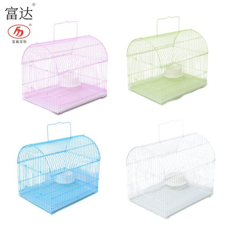 半圆兔笼子荷兰猪手提小号兔笼铁艺笼宠物用品豚鼠运输笼折叠兔1