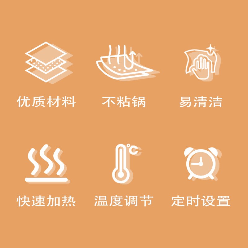 25孔松饼机商用铜锣烧36孔50孔华夫饼机迷你汉堡机电热圆形煎饼机