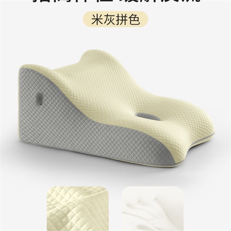床上记忆棉靠枕三角护腰枕沙发大靠背垫办公室腰靠立体床头靠垫