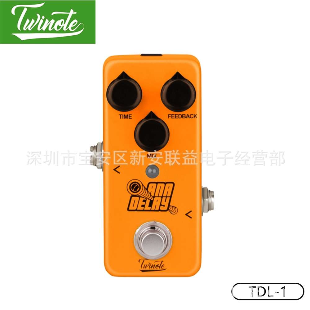 TWINOTE TDL-1数字延时效果器 带调制饱和的数字延时效果