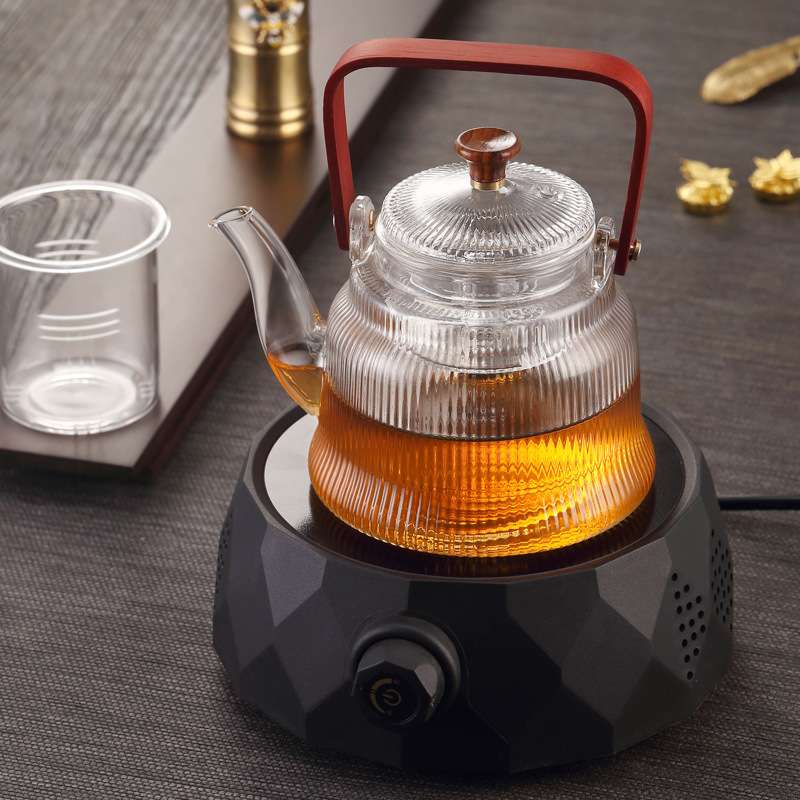 耐高温玻璃煮茶壶泡茶壶电陶炉烧水煮黑茶普洱蒸气煮茶器茶具