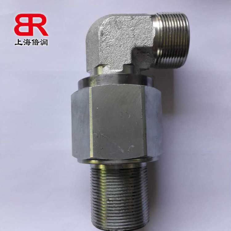 倍润DVGE-R端直通滑动轴承旋转接BSPP外螺纹ED密封/EO 24°锥.