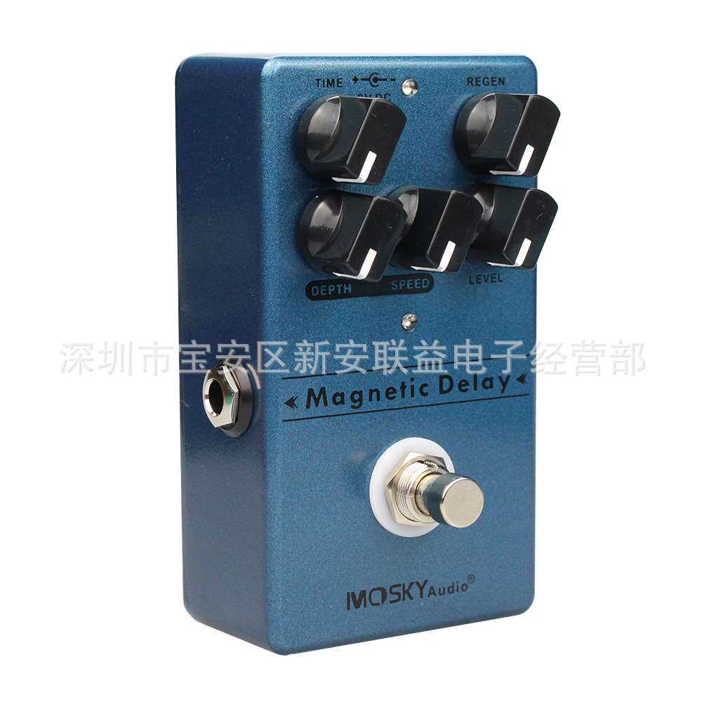 Mosky Magnetic Delay磁性回声延迟踏板回声延迟效果吉他效果踏板