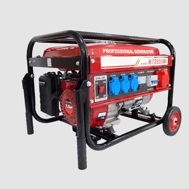 3kw便携式露营发电机单相三相小型家用110v220v静音汽油发电机