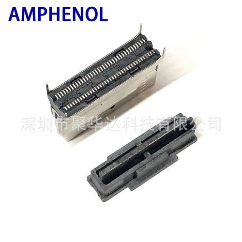 Amphenol安费诺 U10-BH74-25101T Slim SAS 8i 74Pin SFF-8654
