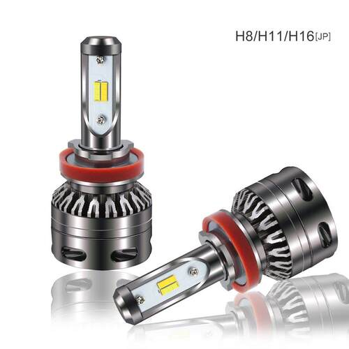 厂家直销双色温高亮聚光汽车LED大灯H4H7H1H8 900590069012