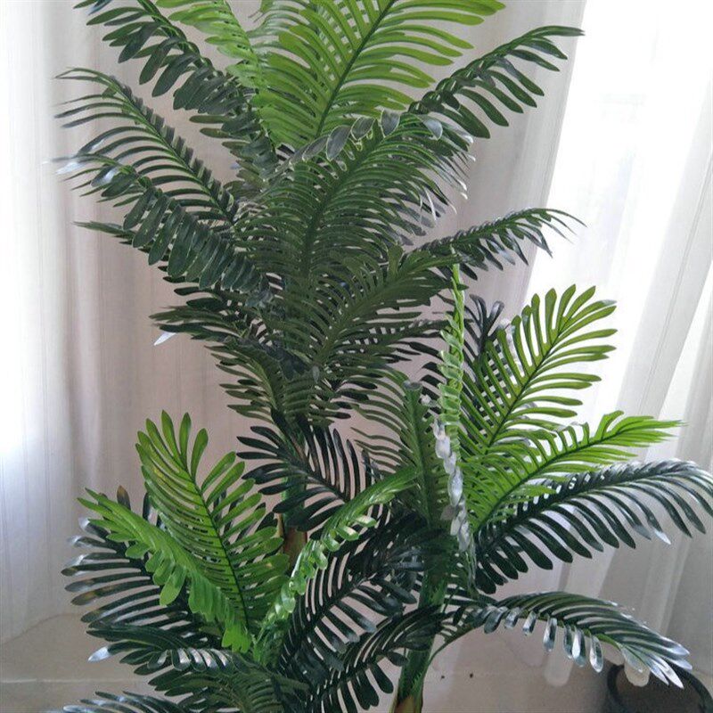 仿真植物散尾树 酒店室内花卉盆景装饰散尾树仿真植物